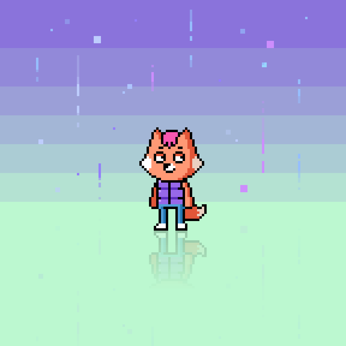 FoxFam #2305 - Pixel