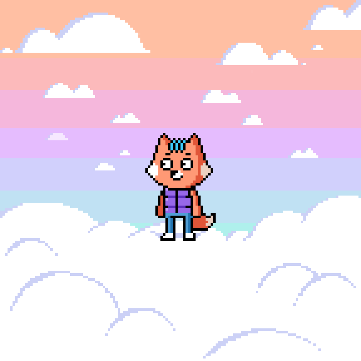FoxFam #2459 - Pixel